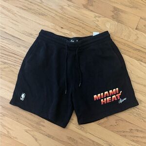Hollister Black Athletic Miami Heat Shorts